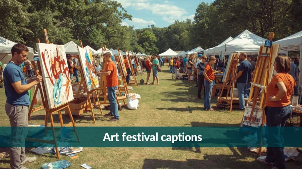 Art Festival Captions