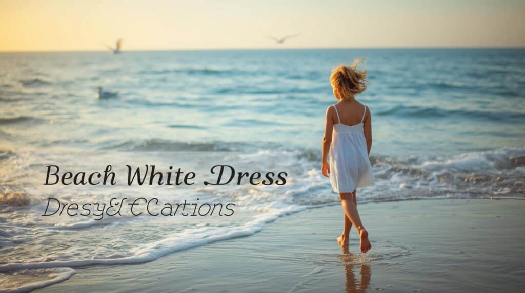 Elegant White Dress Captions