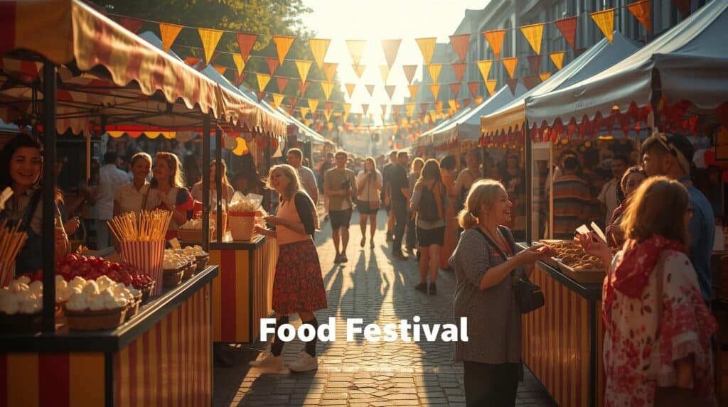 Food Festival Captions