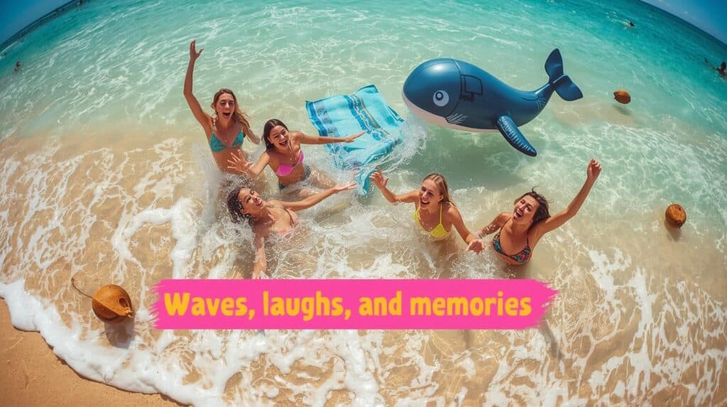 Short Beach Captions