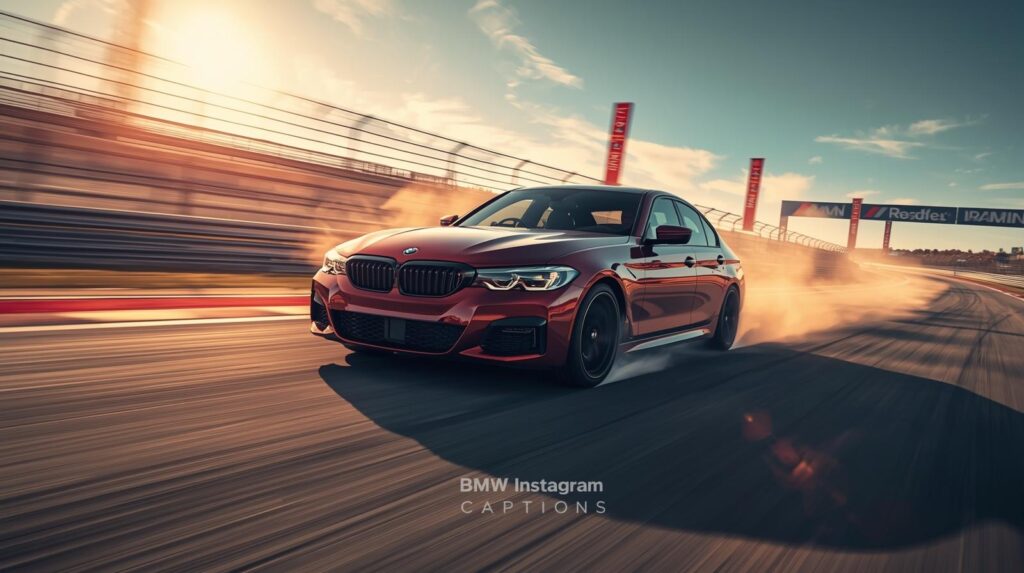 Sporty BMW Captions