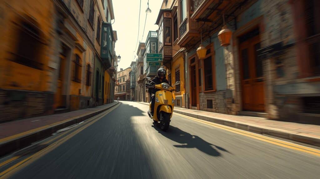 old scooter captions