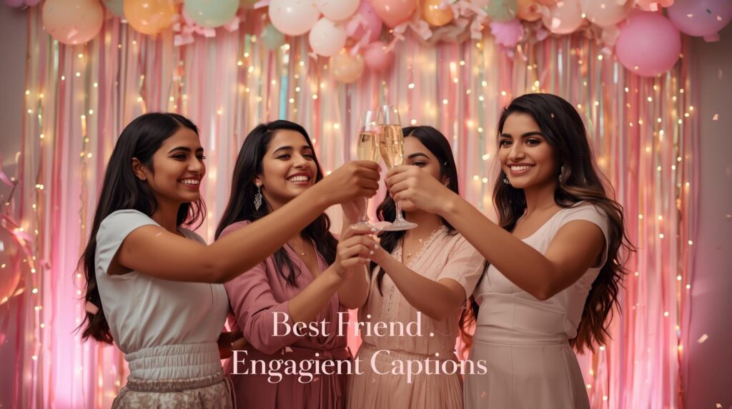 Best Friend Short engagement captions