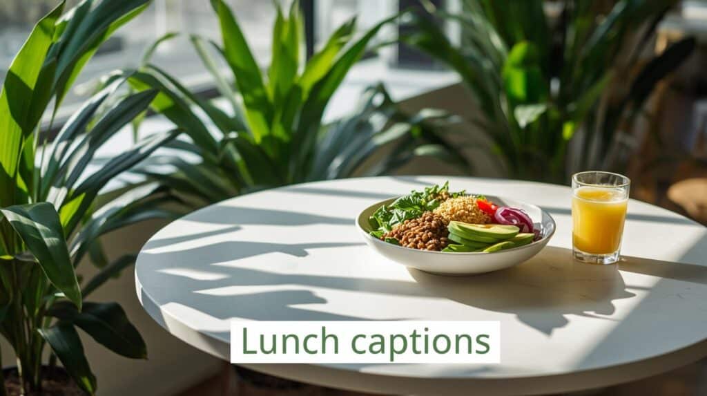 Homemade Lunch Captions
