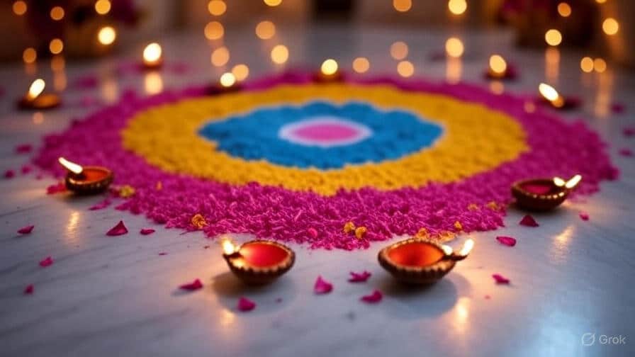 Rangoli captions