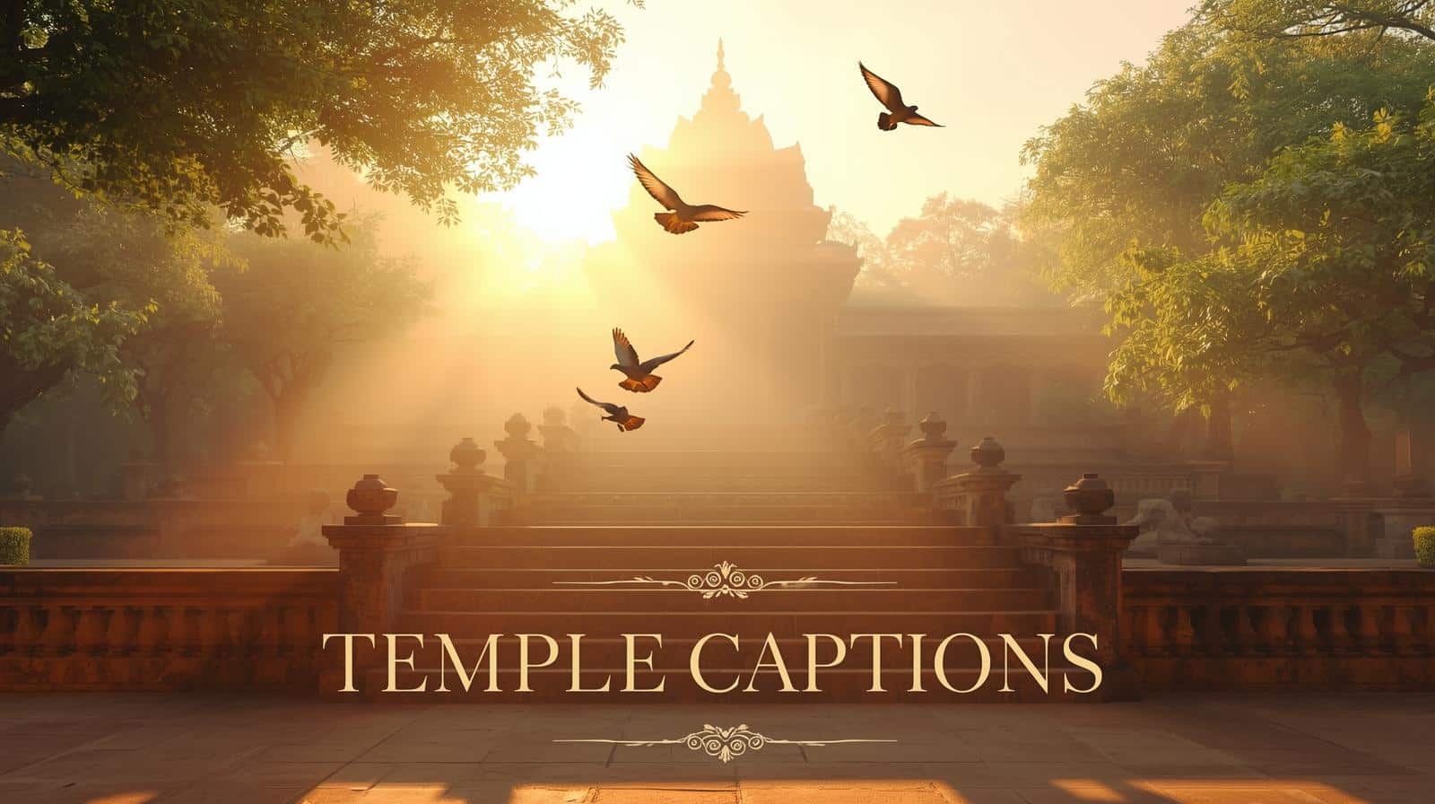 Temple Captions for Instagram