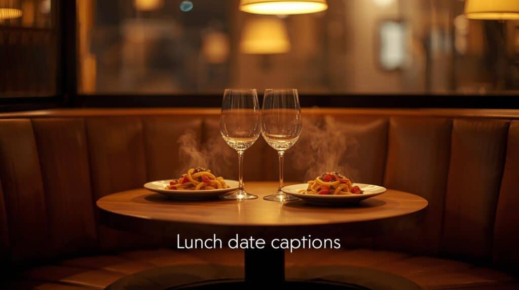 Weekend Lunch Captions