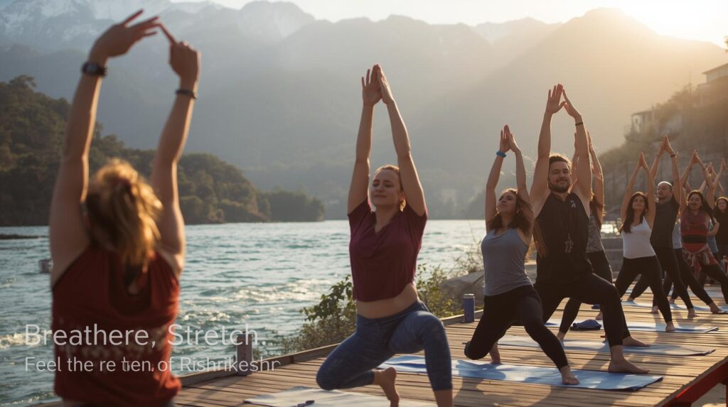 Yoga and Mindfulnes Rishikesh Captions