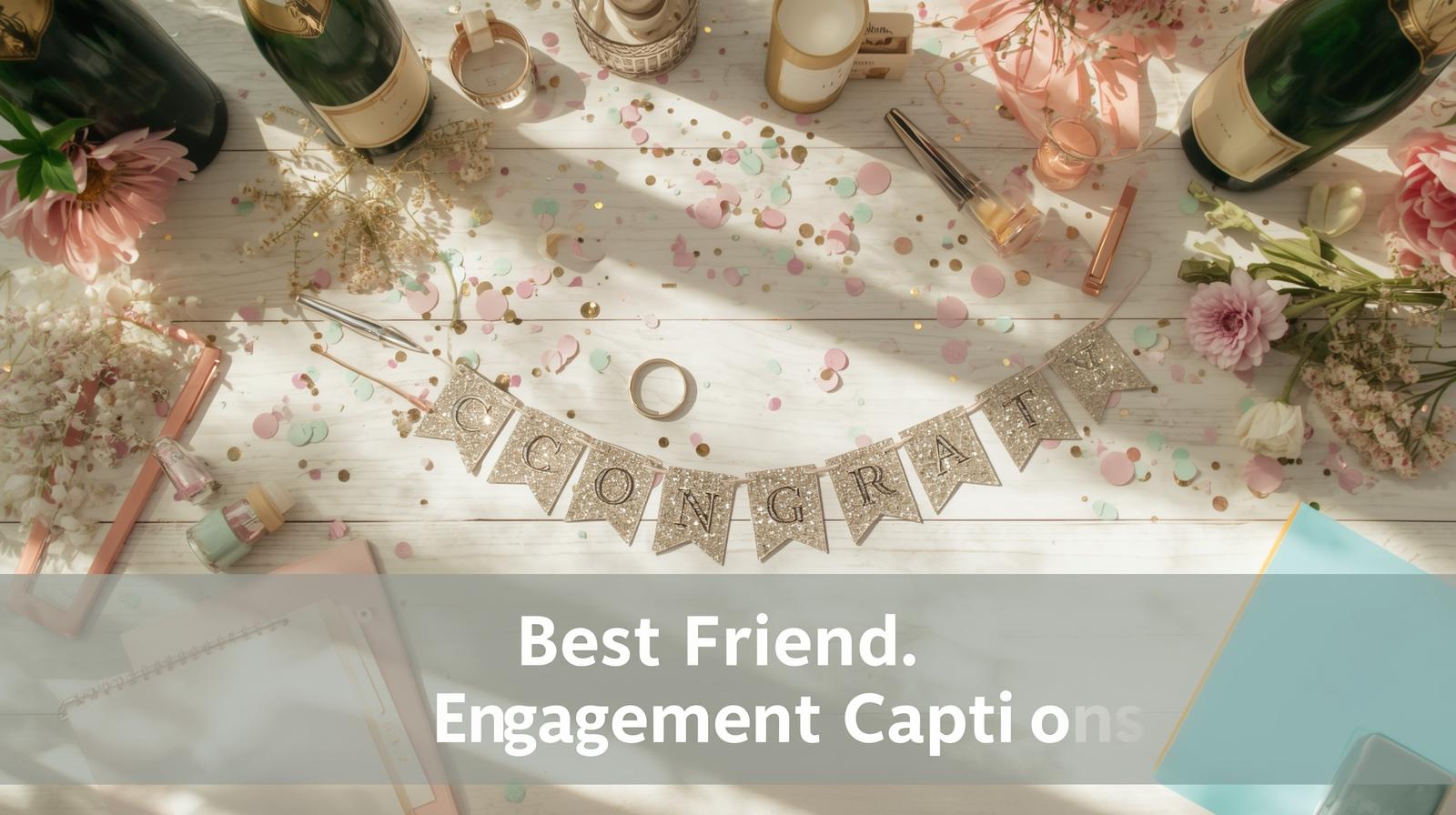 200+ Best Friend Engagement Captions 2025