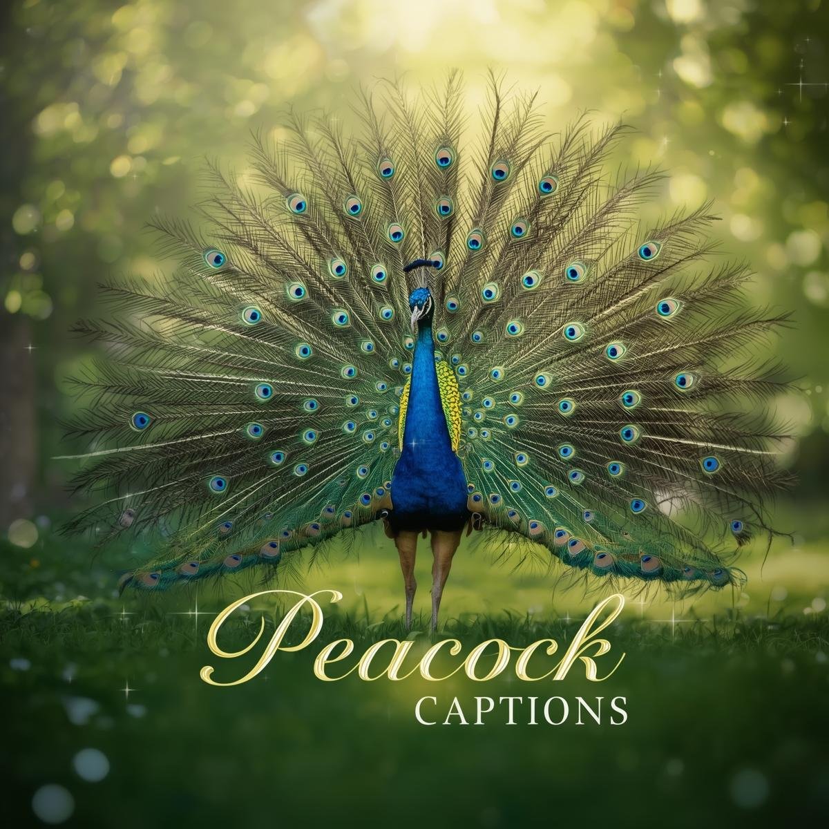 200+ Mesmerizing Peacock Captions 2025