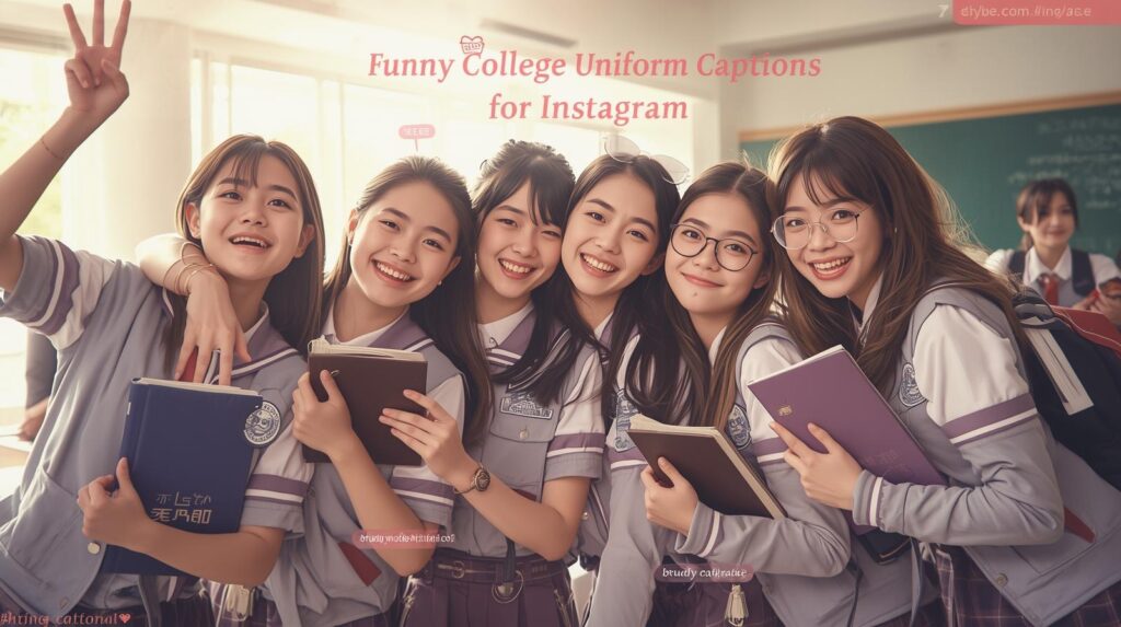 Short College Uniform Captions For Instagram
